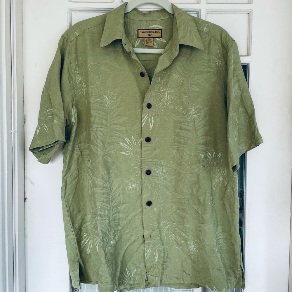 Island style Caribbean Joe silk button down